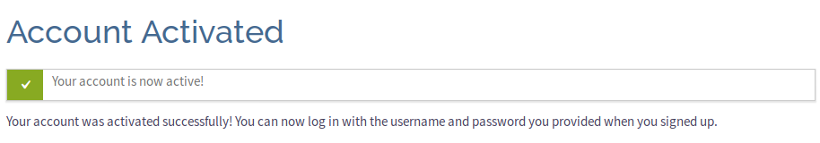 Member Activation Screen 2